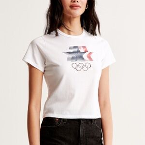 A&F Olympics Graphic Skimming T-Shirt